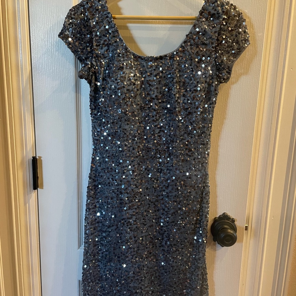 Jump Blue Sequin Dress